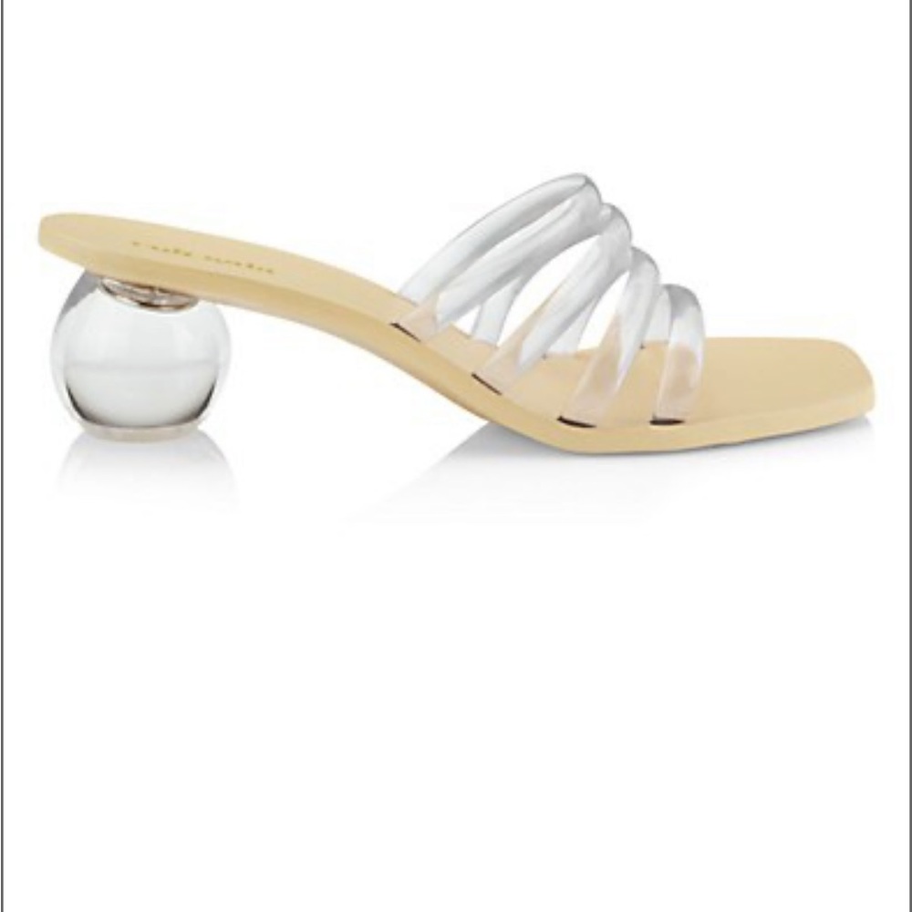 Cult Gaia Jennee Spherical-Heel Sandals NWOT